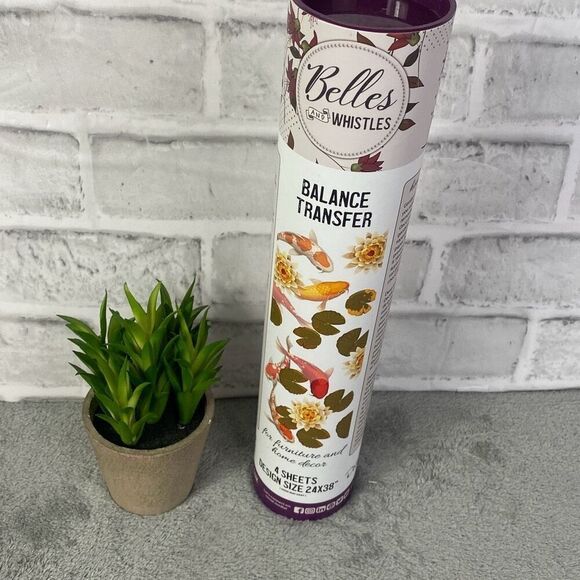 Belles and Whistles Koi Pond Balance Transfers by Dixie Belle 24 X 38 - Picture 3 of 6